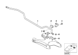 Diagram for BMW Alpina V8 Roadster Sway Bar Bushing - 33551097350