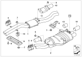 Diagram for BMW 320i Exhaust Pipe - 18107516921