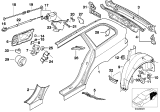 Diagram for BMW 528i Fender Splash Shield - 51718192782