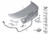 Diagram for 2016 BMW 428i xDrive Tailgate Lift Support - 51247295244