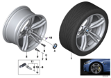Diagram for 2015 BMW M4 Alloy Wheels - 36112284550