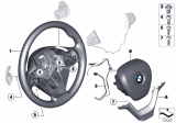 Diagram for 2017 BMW X3 Steering Wheel - 32306876788