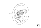 Diagram for 2013 BMW X5 M Steering Wheel - 32302221127