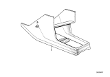 Diagram for 1979 BMW 633CSi Center Console Base - 51161883953