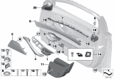 Diagram for BMW 535i xDrive Interior Door Handle - 51217225690