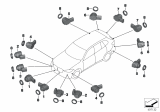 Diagram for 2019 BMW X7 Parking Assist Distance Sensor - 66209471930