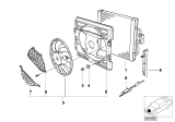 Diagram for 2002 BMW 530i Fan Blade - 64546921395