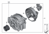 Diagram for BMW 650i Gran Coupe Alternator - 12317616126