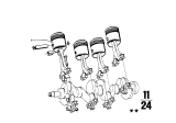 Diagram for 1969 BMW 1602 Piston - 11251261917