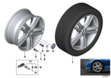 Diagram for BMW M235i Alloy Wheels - 36117845852