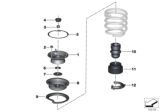 Diagram for BMW X3 Coil Spring Insulator - 31336759452