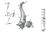Diagram for BMW X6 M Wheel Bearing - 31228053432