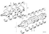 Diagram for BMW 2800 Crankshaft - 11211716122