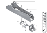 Diagram for BMW X1 Center Console Base - 51169335198