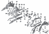 Diagram for 2015 BMW 328d xDrive Engine Mount Bracket - 41007284348