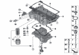 Diagram for BMW X5 M Oil Filter - 11427848321