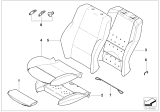 Diagram for 2004 BMW 645Ci Seat Cushion Pad - 52109142372