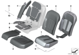 Diagram for BMW 740e xDrive Seat Cushion Pad - 52207357500