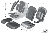 Diagram for 2016 BMW 750i Seat Cushion Pad - 52207357500