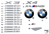 Diagram for 2008 BMW X5 Emblem - 51147362479