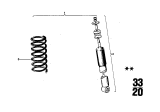 Diagram for 1972 BMW 3.0CS Coil Springs - 33531112116