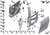 Diagram for 2016 BMW i3 Door Hinge - 51817266715