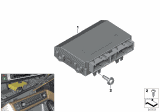 Diagram for BMW i8 HVAC Control Module - 64119874189