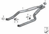 Diagram for 2017 BMW X5 M Exhaust Resonator - 18307851561