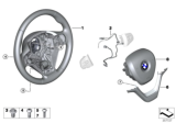 Diagram for 2017 BMW X5 Steering Wheel - 32306868762