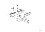 Diagram for BMW Z3 Exhaust Manifold - 11621728370