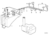 Diagram for BMW 325e Washer Pump - 61661368589