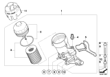 Diagram for 2011 BMW M3 Oil Filter - 11427837997