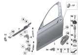 Diagram for BMW 750i xDrive Door Check - 51217177615
