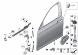 Diagram for 2015 BMW 750Li xDrive Door Check - 51217177615