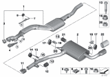 Diagram for 2016 BMW X3 Catalytic Converter - 18308570175