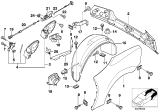 Diagram for 2002 BMW Z3 Fender Splash Shield - 51718400107