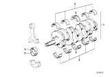 Diagram for 1985 BMW 318i Crankshaft Thrust Washer Set - 11210666100