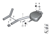 Diagram for BMW 760Li Exhaust Resonator - 18307646979