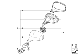 Diagram for 2002 BMW Z8 Side View Mirrors - 51167131343