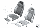 Diagram for 2009 BMW Z4 Seat Cushion Pad - 52107139699