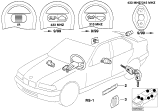 Diagram for 1998 BMW 740iL Door Lock Cylinder - 51219070098