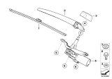 Diagram for 2012 BMW X5 Windshield Wiper - 61627206357