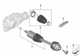 Diagram for 2020 BMW X3 Axle Shaft - 31608643183