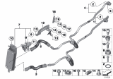 Diagram for 2011 BMW 750Li Oil Cooler Hose - 17227592474