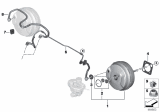 Diagram for 2017 BMW 750i xDrive Brake Booster Vacuum Hose - 11668602031