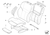 Diagram for 2006 BMW M6 Seat Cushion Pad - 52109142379