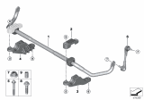 Diagram for 2017 BMW 540i xDrive Sway Bar Bracket - 31306861473