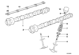 Diagram for 2001 BMW 740iL Camshaft - 11311745105