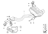 Diagram for BMW Z4 Exhaust Resonator - 18107519273