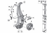 Diagram for 2012 BMW 528i xDrive Steering Knuckle - 31216777752